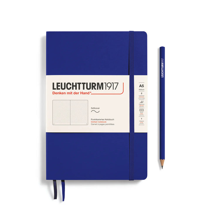 Leuchtturm1917 - A5 Notebook - 123 Pages - Softcover - Ink