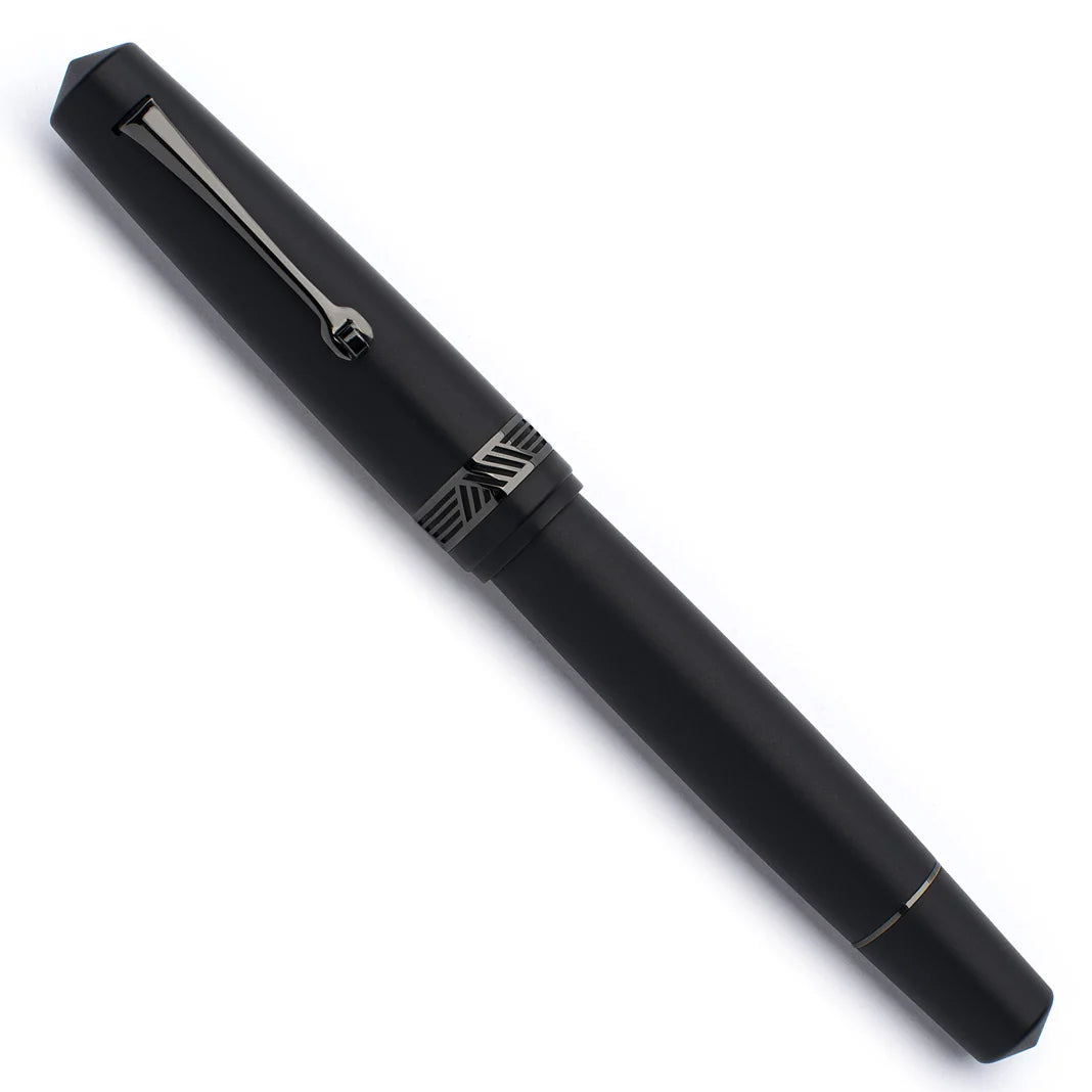 Leonardo Pen - Momento Magico Fountain Pen - Matte Black with Black Ruthenium Trim
