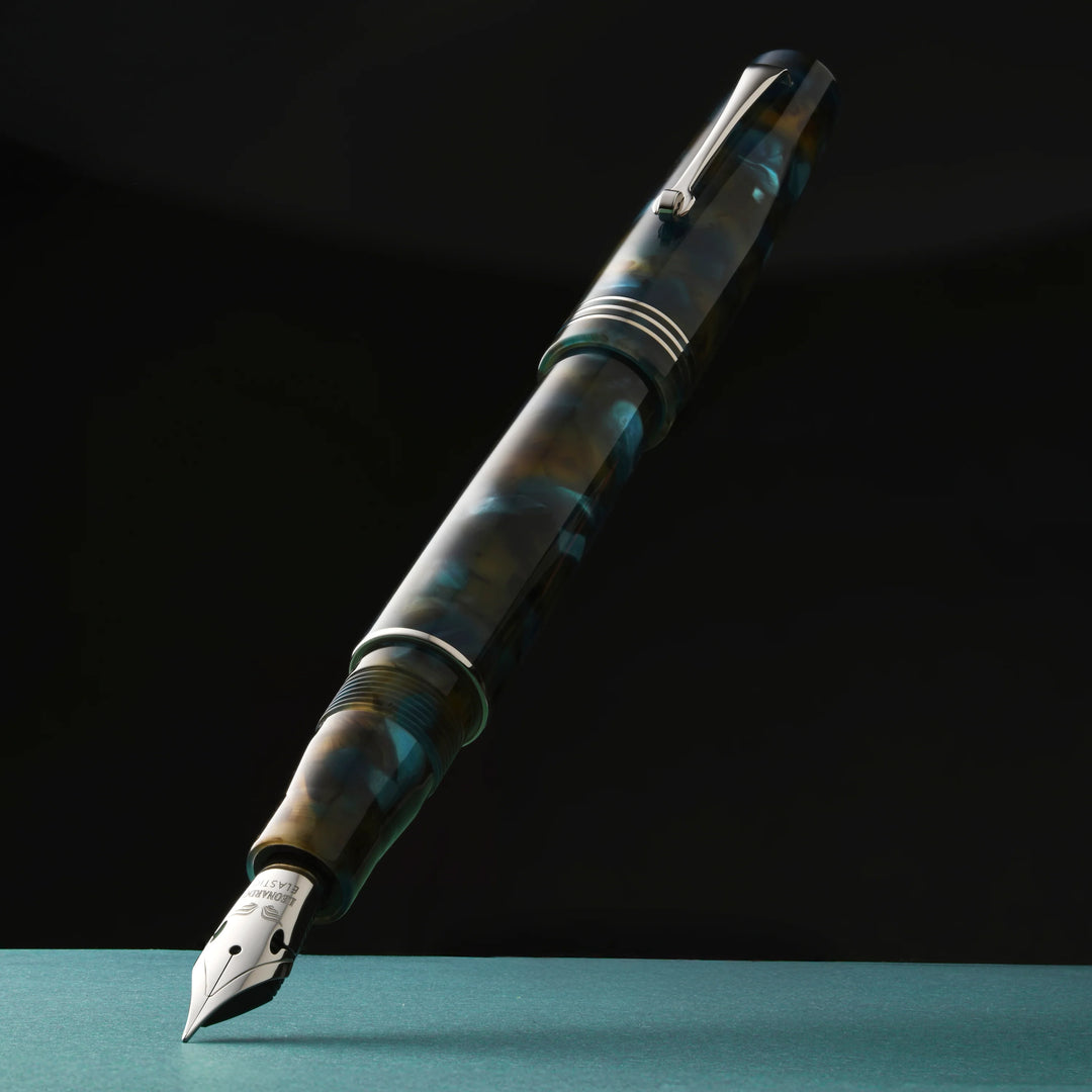 Leonardo Pen - Momento Zero Fountain Pen - Pausilya (Silver Trims)
