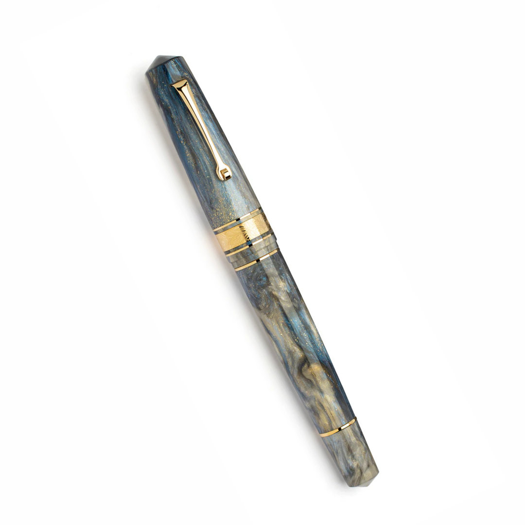 Leonardo Pen - Momento Zero Grande 2.0 Fountain Pen - Orchid Blue (Orchidea Blue) - Power of Flower 2026 Limited Edition