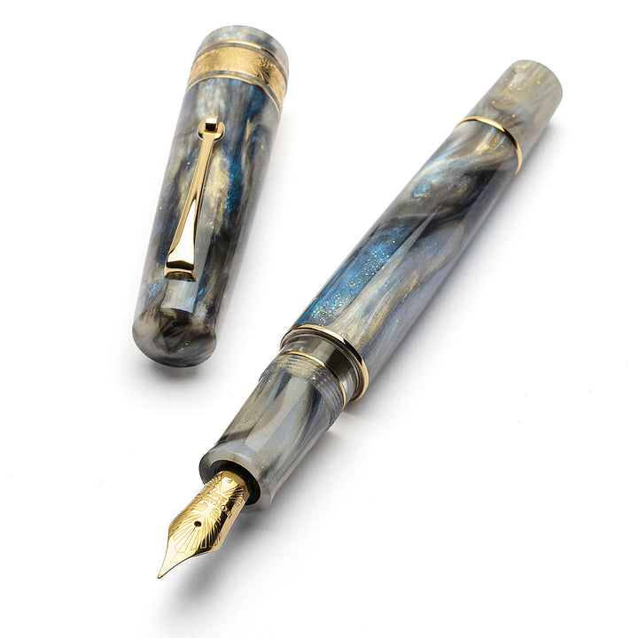 Leonardo Pen - Momento Zero Grande 2.0 Fountain Pen - Orchid Blue (Orchidea Blue) - Power of Flower 2026 Limited Edition