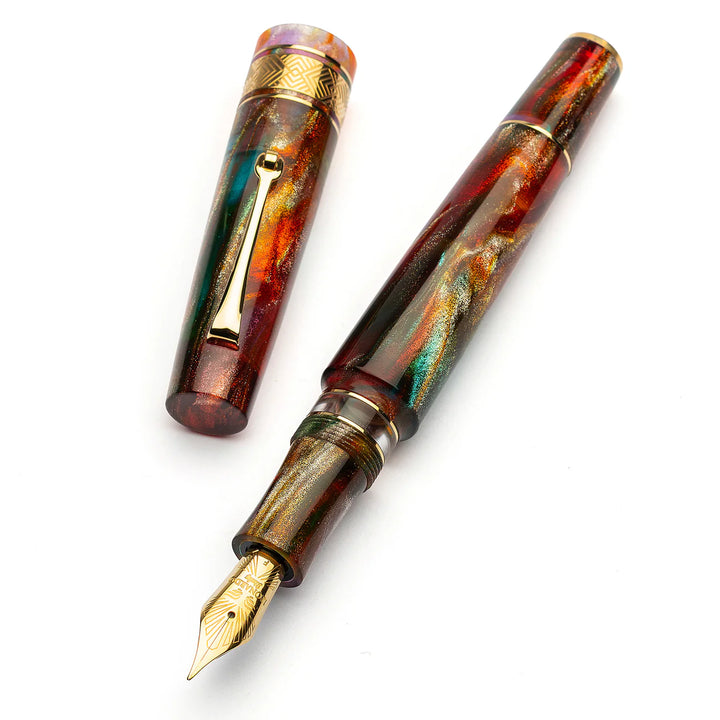 Leonardo Pen - Supernova Primary Manipulation 5 #6 Steel Nib – Gold trim