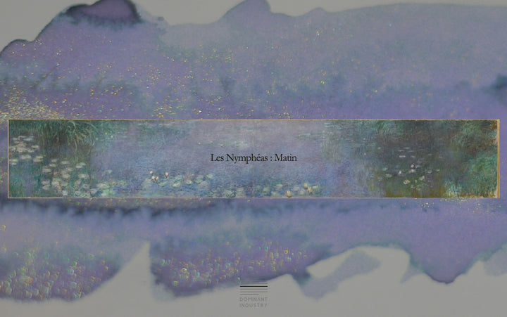 Vancouver Stationery Store - DOMINANT INDUSTRY – PAINTER SERIES – Bottled Fountain Pen Ink (25ml) – No.026 Les Nymphéas: Matin