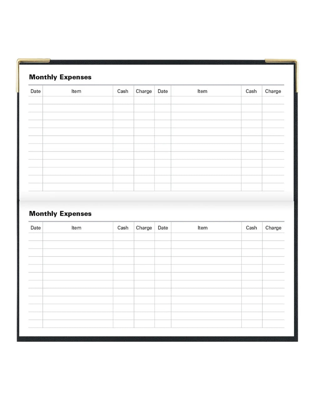 Letts of London - 2027 Classic Slim Landscape Week to View Planner with Appointments and Planners - English - Black