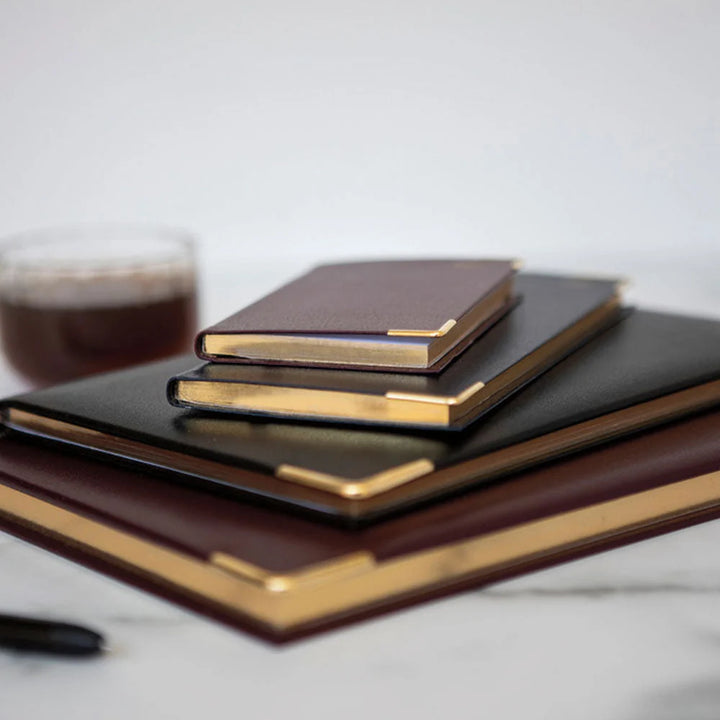 Letts of London - 2027 Classic Slim Landscape Week to View Planner with Appointments and Planners - English - Burgundy
