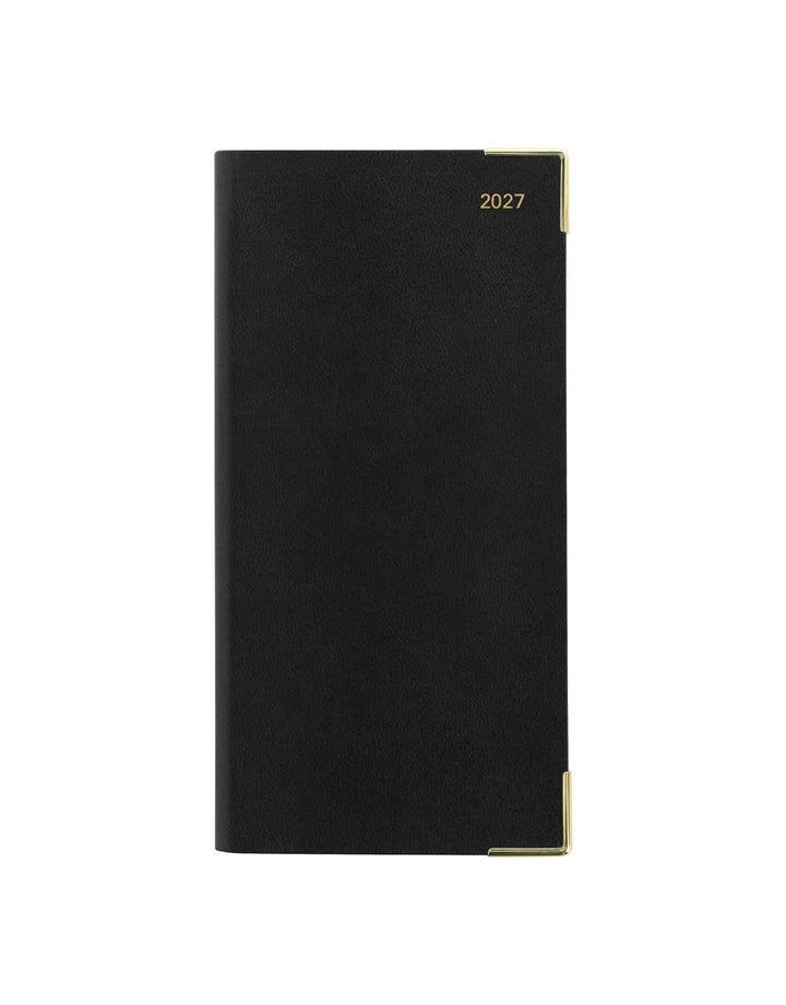 Letts of London - 2027 Classic Slim Week to View Planner with Monthly Planners - English - Black