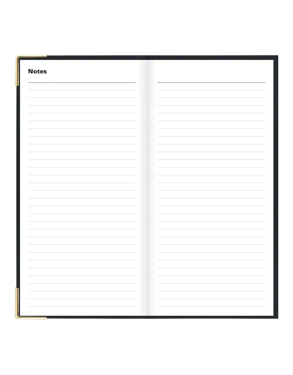 Letts of London - 2027 Classic Slim Week to View Planner with Monthly Planners - English - Black