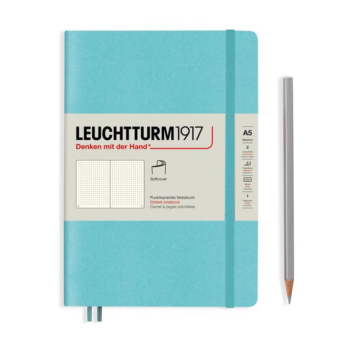 Leuchtturm1917 - Notebook Medium - A5 - Softcover - Aquamarine
