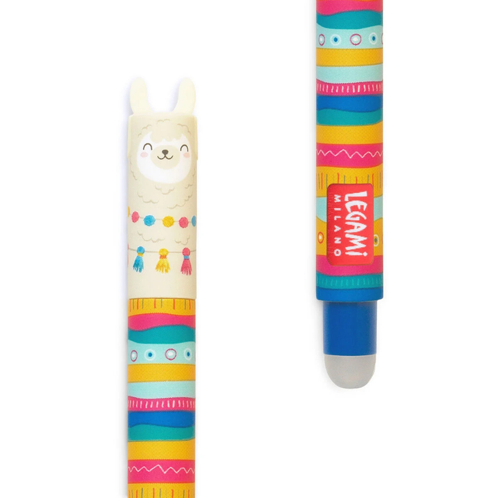 Legami - Erasable Gel Pen - Llama - Blue