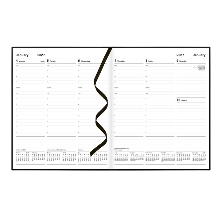 Letts - 2027 Principal Quarto Week to View Planner with Appointments - English