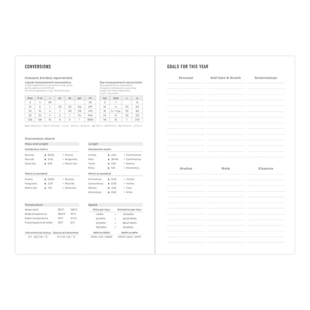 Letts of London - 2027 A5 Woodland Planner - Week to View - Green (Multilanguage)