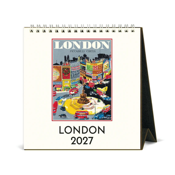 Cavallini & Co - 2027 Desk Calendar - London