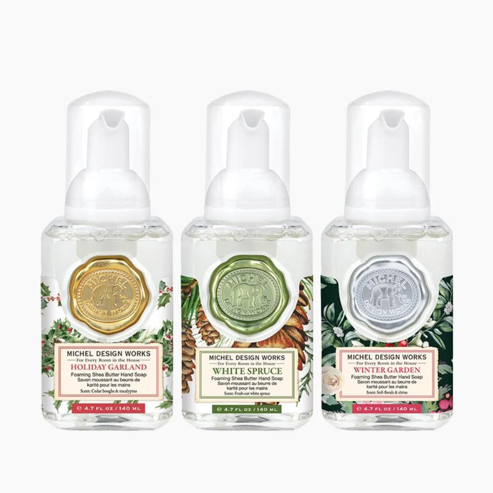 MICHEL DESIGN WORKS - Assorted Mini Foaming Hand Soap - Holiday (140ml)