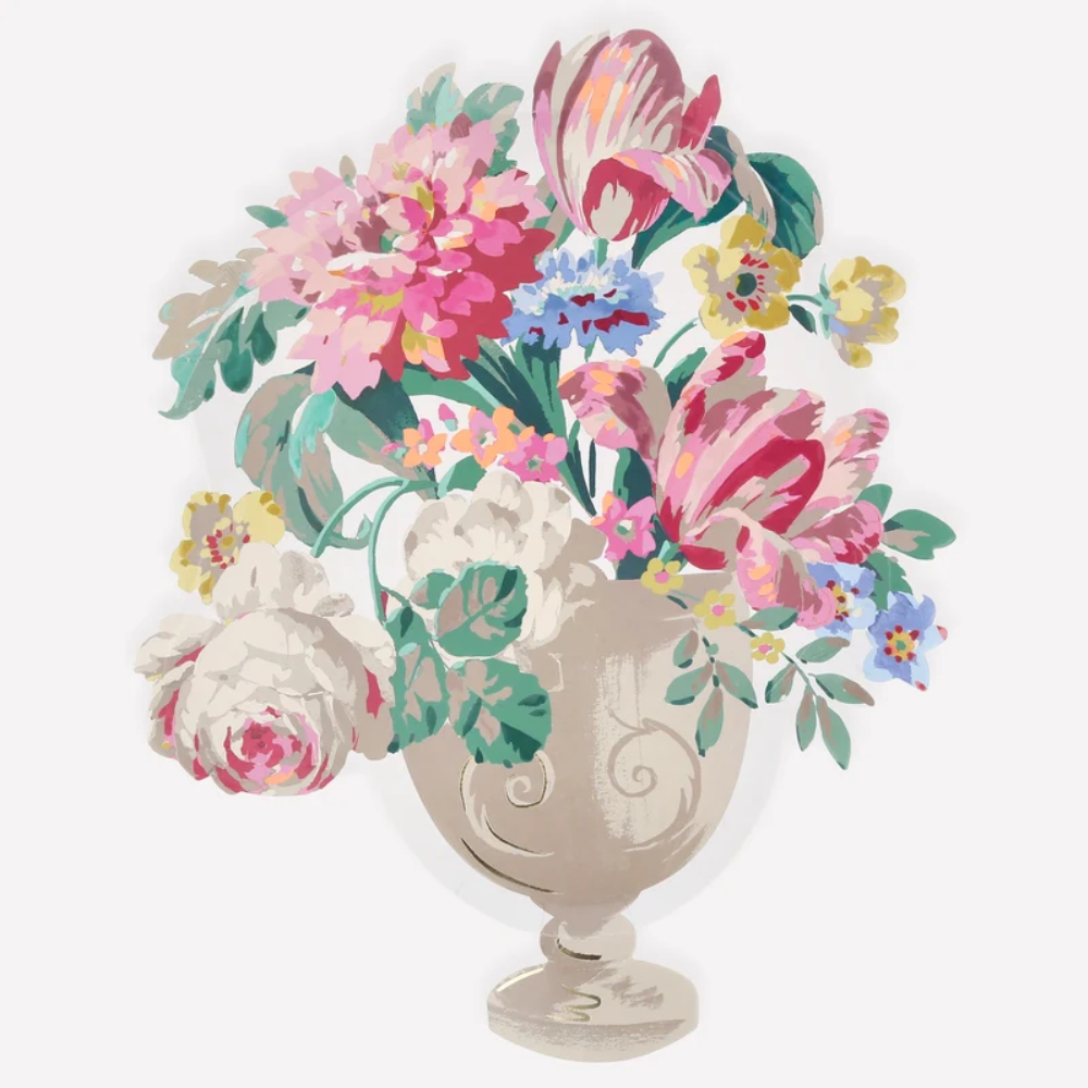 MERI MERI - ROCOCO FLORAL PLATES 8 PCS