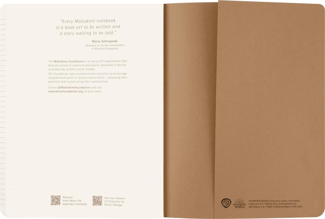 MOLESKINE - WIZARDING WORLD HARRY POTTER LIMITED EDITION CAHIER - WINGARDIUM LEVIOSA