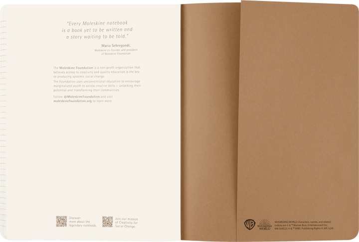 MOLESKINE - WIZARDING WORLD HARRY POTTER LIMITED EDITION CAHIER - WINGARDIUM LEVIOSA