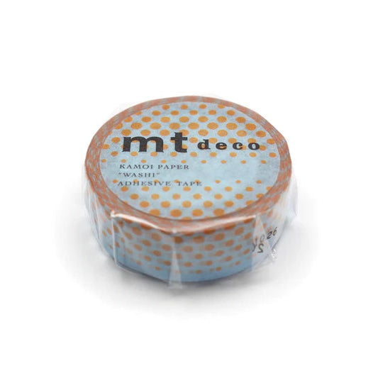 MT - Deco - Kamoi Paper Washi Tape - Pop Dot Blue