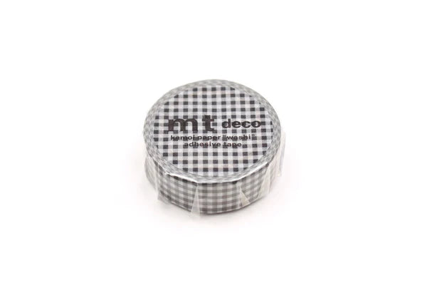MT - Basic Washi Tape - Delicate Checkered Black