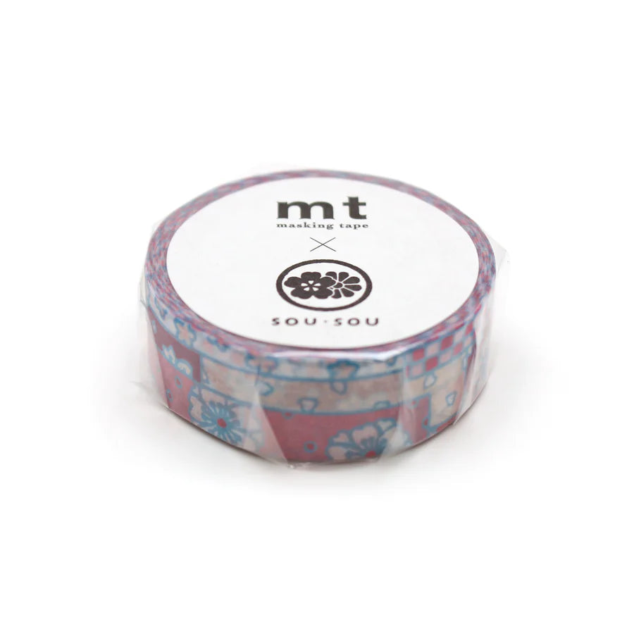MT - Sou Sou Washi Tape - Kon-Nurebairo (Multi Cherry Blossoms)