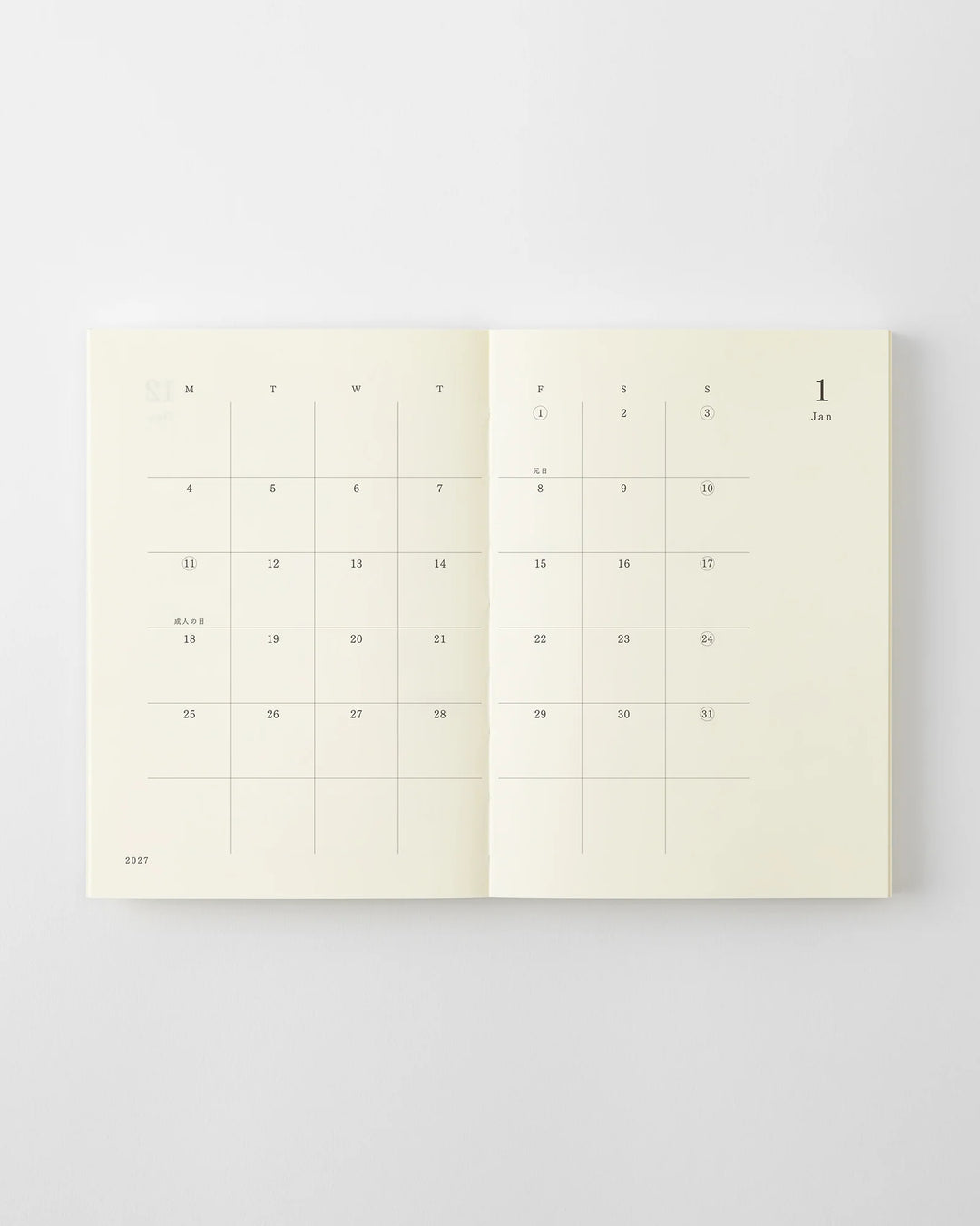 Midori - MD Notebook Diary 2027 - A6