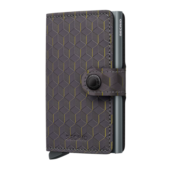 SECRID - Miniwallet - Optical Grey-Yellow