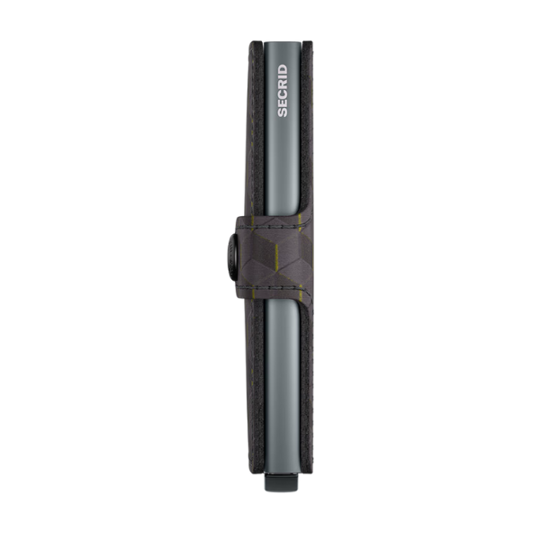 SECRID - Miniwallet - Optical Grey-Yellow