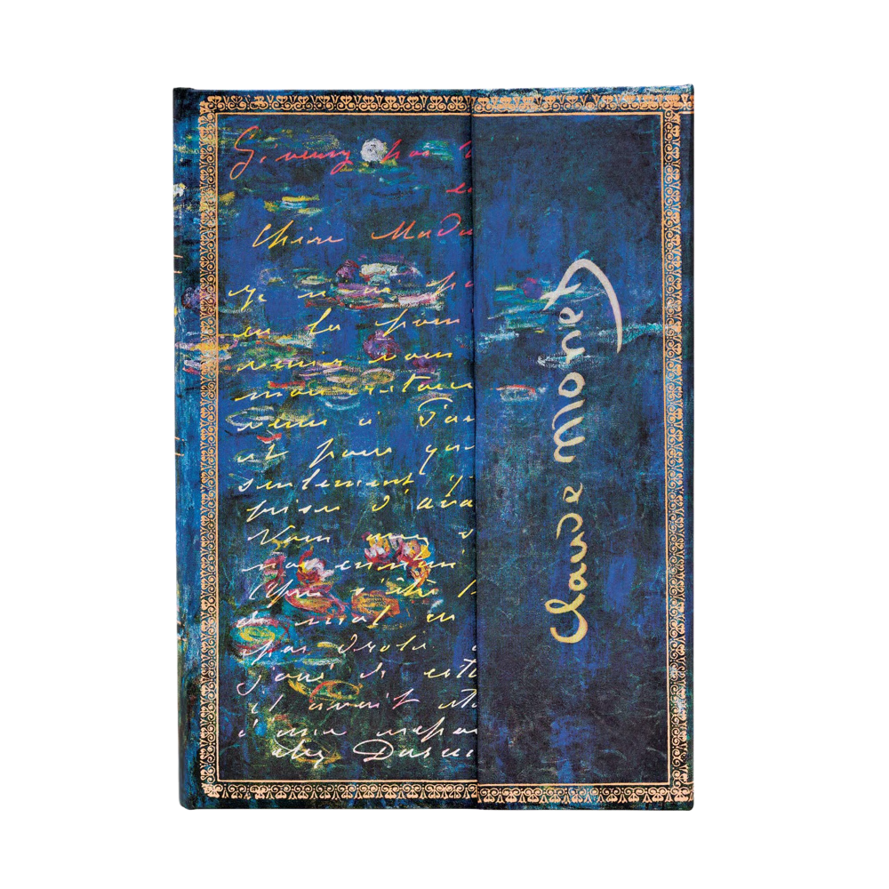 Paperblanks - Midi Hardcover Journal - Lined - Monet's Water Lilies