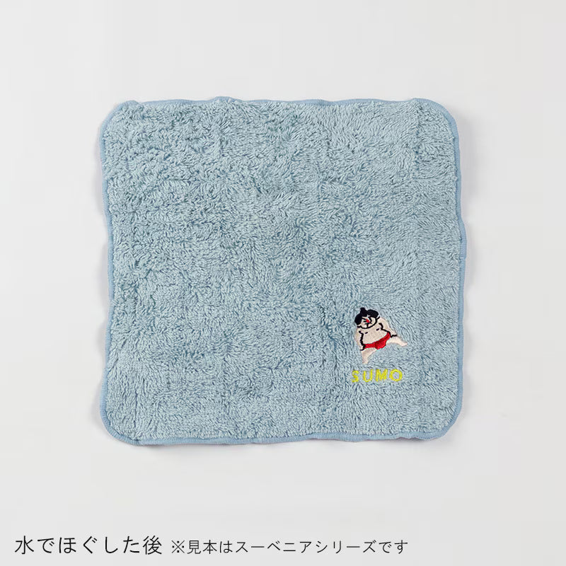 Murakami Pile - NâRe - 100% Cotton Imabari Face Towel "Dog and Cat Series" - Compressed