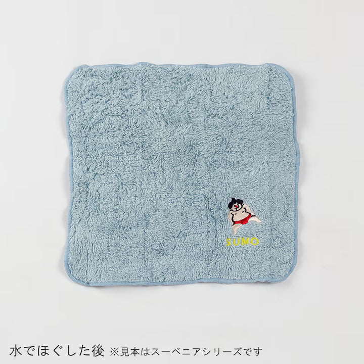 Murakami Pile - NâRe - 100% Cotton Imabari Face Towel "Dog and Cat Series" - Compressed