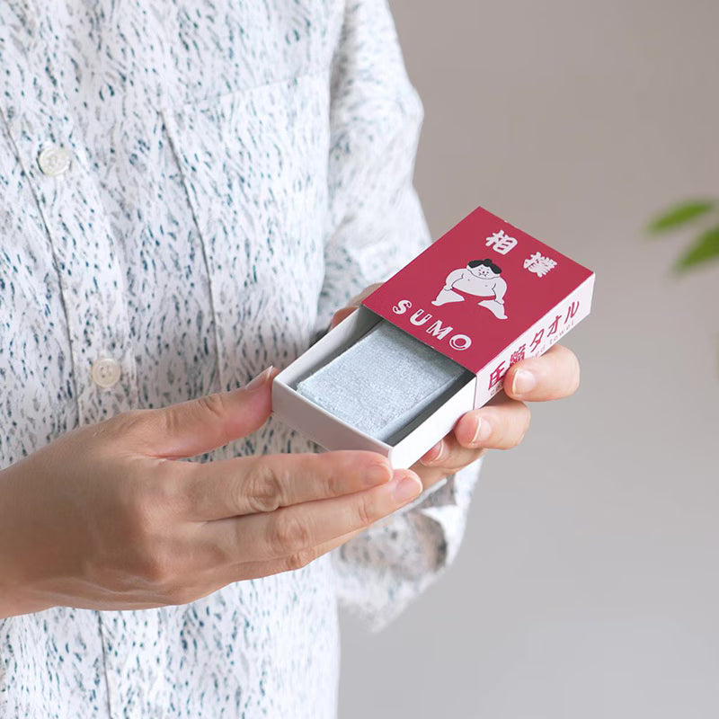 Murakami Pile - NâRe - 100% Cotton Imabari Face Towel "Souvenir Series" - Compressed