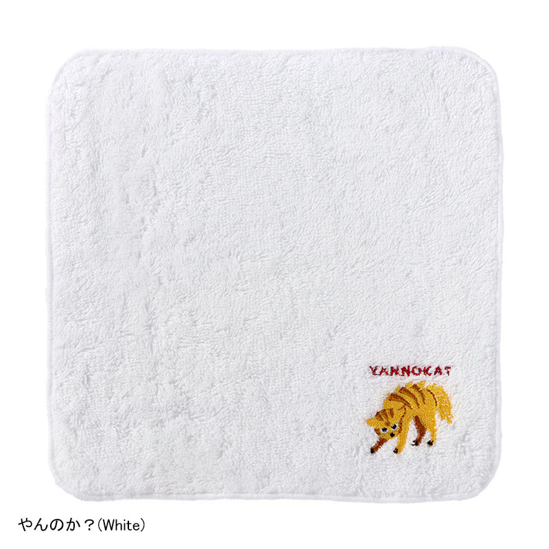 Murakami Pile - NâRe - 100% Cotton Imabari Face Towel "Dog and Cat Series" - Compressed