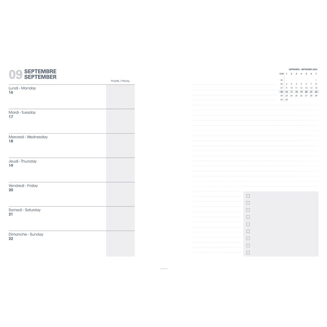 Quo Vadis - 2026-2027 Agenda - Weekly Planner Note 21