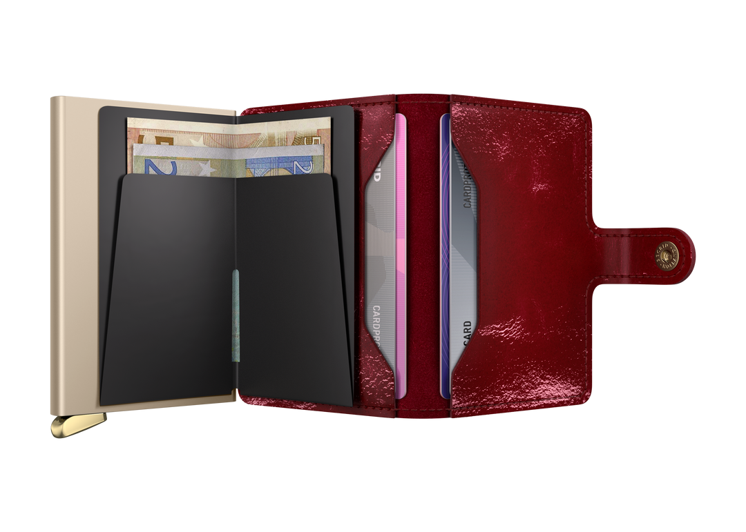 SECRID - Premium+ Miniwallet - Naplak Red