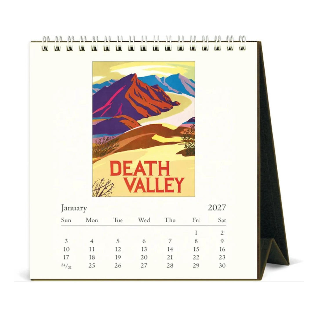 Cavallini & Co - 2027 Desk Calendar - National Parks