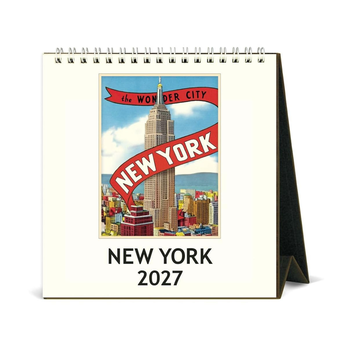 Cavallini & Co - 2027 Desk Calendar - New York