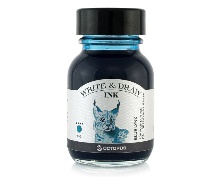 Octopus Fluids - Write & Draw Ink 50ml - 456 Blue Lynx