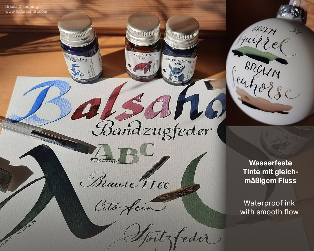 Octopus Fluids - Write & Draw Ink 50ml - 456 Blue Lynx