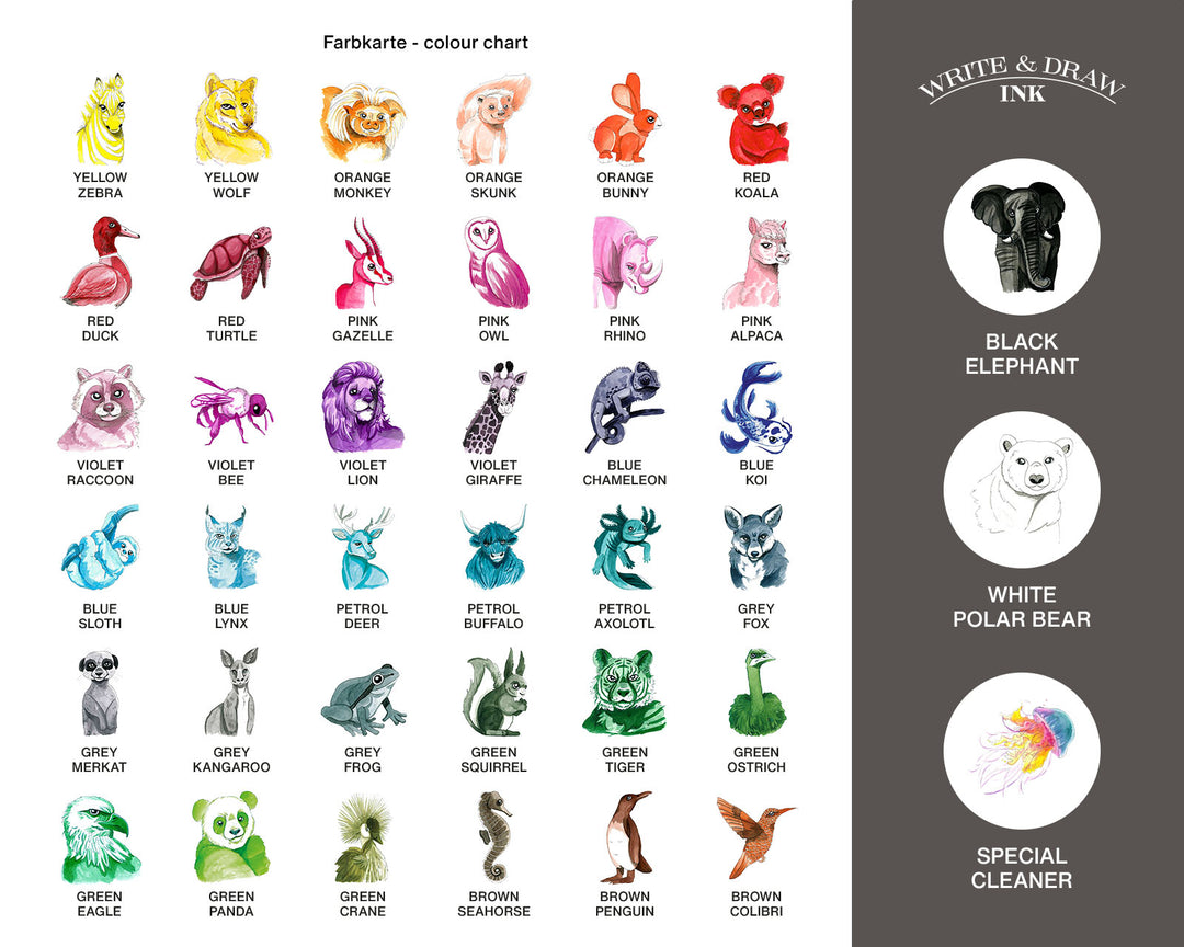 Octopus Fluids - Write & Draw Ink 50ml - 456 Blue Lynx