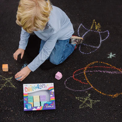 Ooly - Chalk-O-Rama - Block Sidewalk Chalk - Set of 12