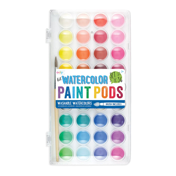 Ooly - Lil' Watercolor Paint Pods - Set of 36