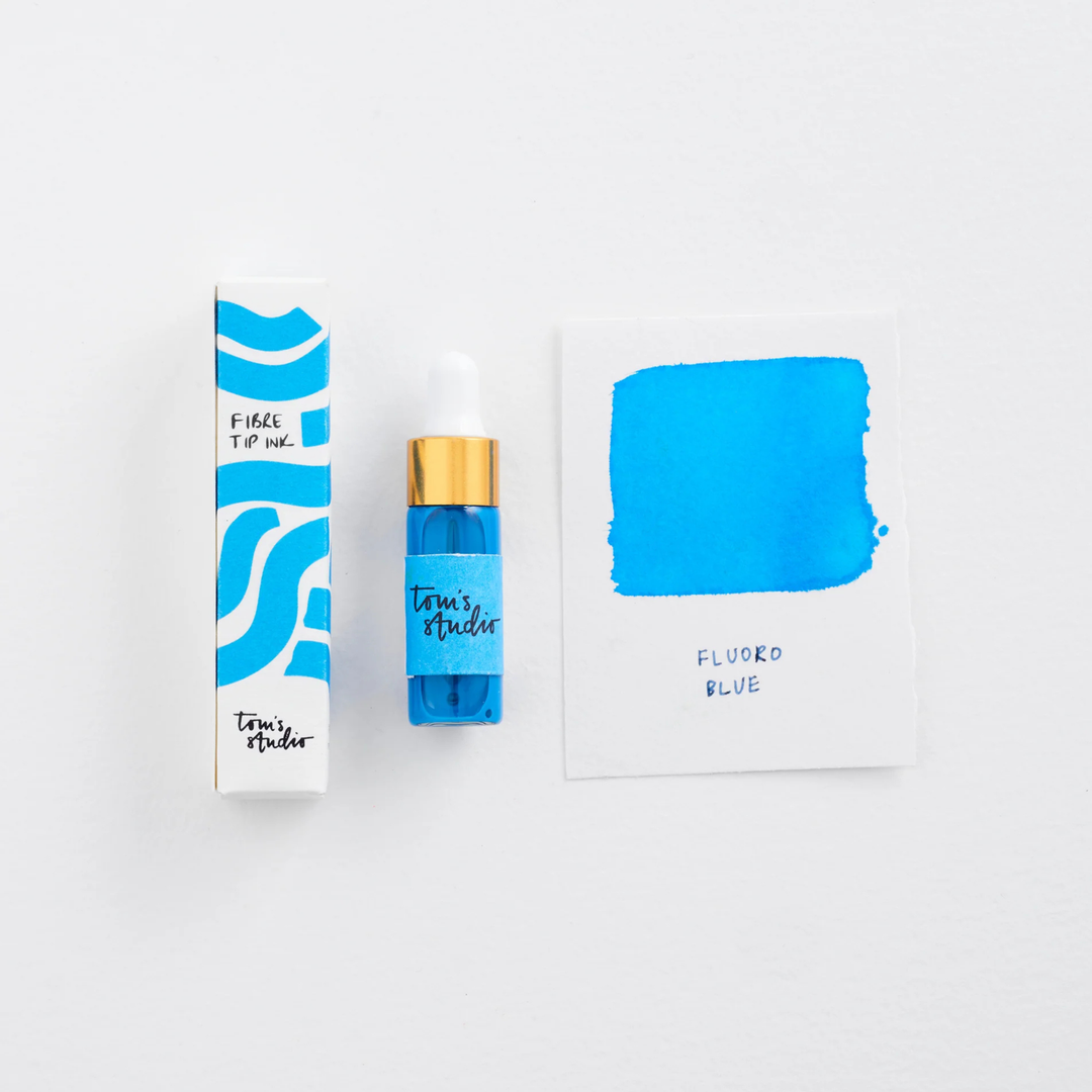 Tom's Studio - Mini Highlighter Inks - Fluoro Blue