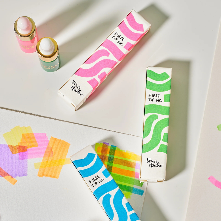 Tom's Studio - Mini Highlighter Inks - Fluoro Green