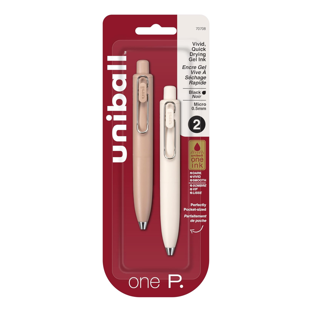 UNIBALL - One P Gel Ink Ballpoint Pen 0.5mm (Pack of 2)