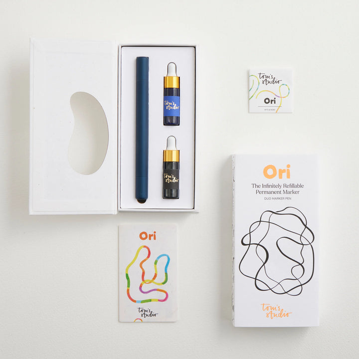 Tom's Studio - Ori Permanent Refillable Marker - Matte Midnight