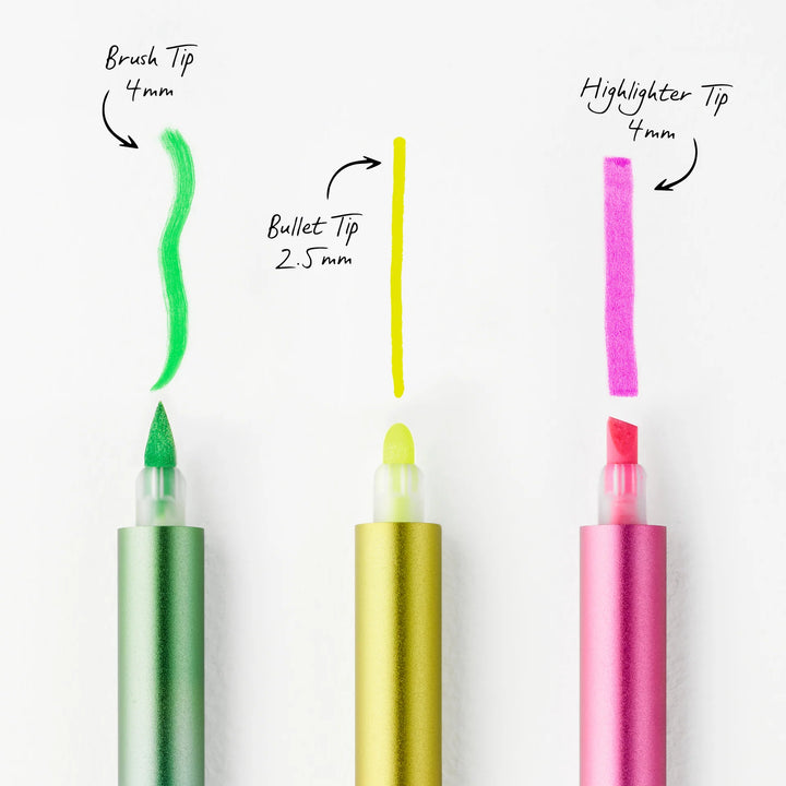 Tom's Studio - Ori Duo Highlighters (Set of 3)
