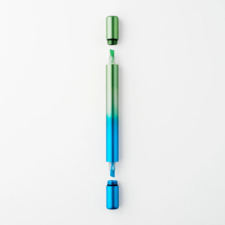 Tom's Studio - Ori Refillable Highlighter - Blue & Green