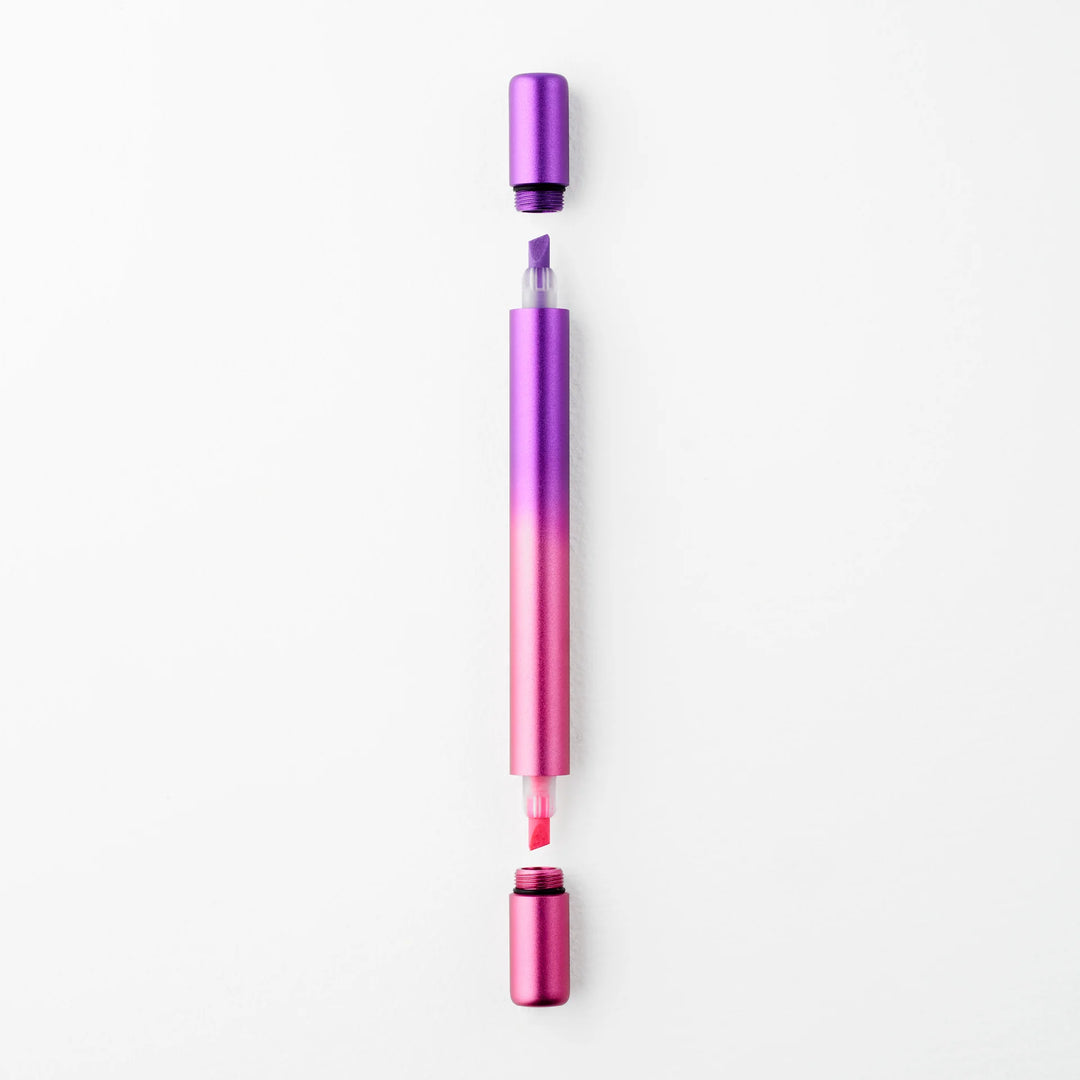 Tom's Studio - Ori Refillable Highlighter - Purple & Pink