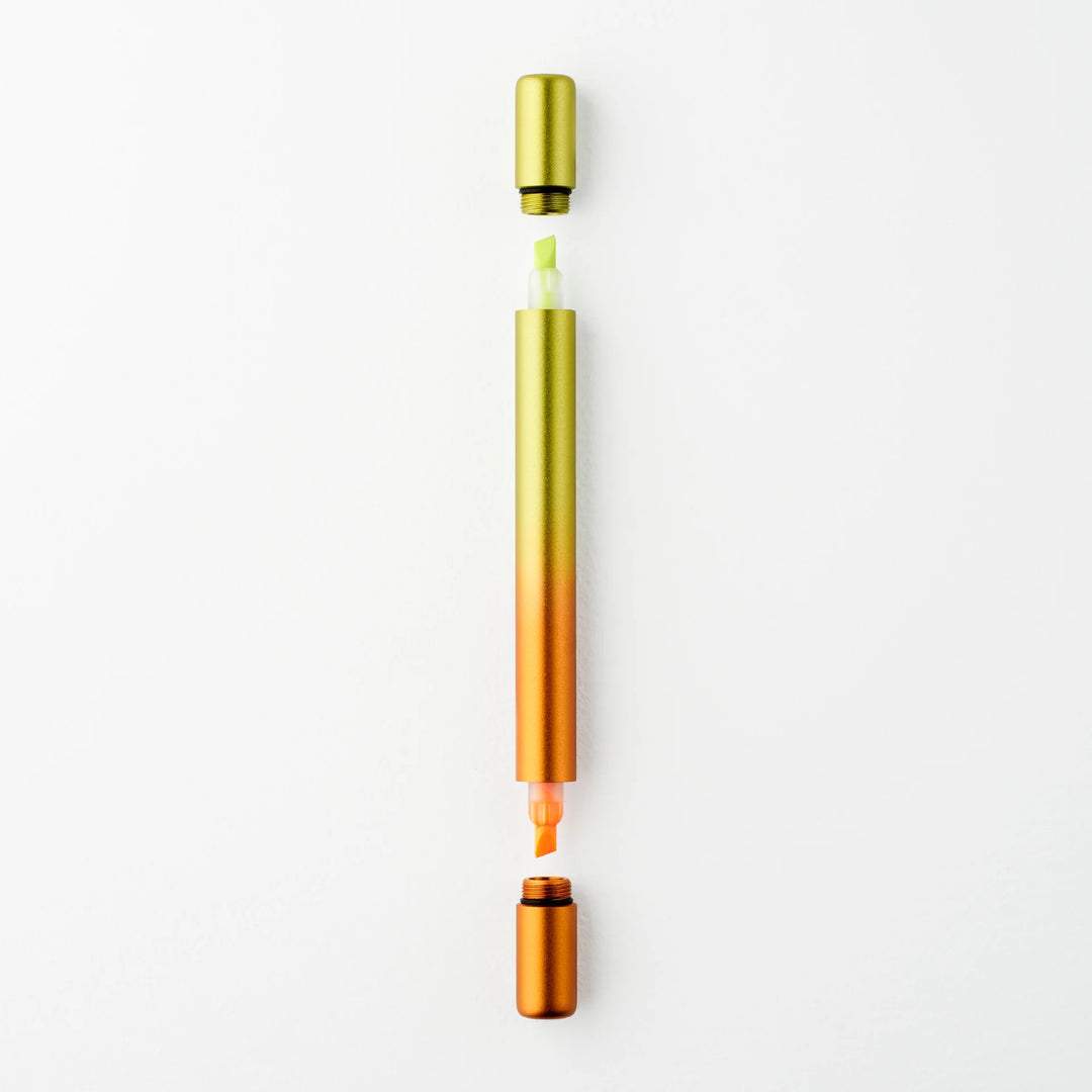 Tom's Studio - Ori Refillable Highlighter - Orange & Yellow
