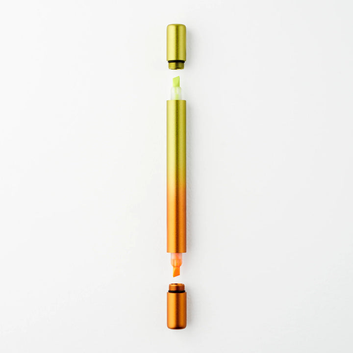Tom's Studio - Ori Refillable Highlighter - Orange & Yellow