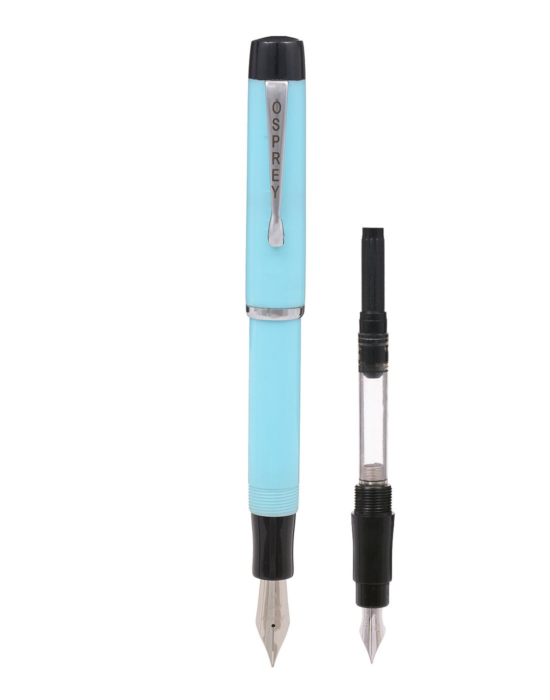 OSPREY PENS - SCHOLAR Fountain Pen "Aquamarine Blue" With Standard And Flex Nib Options - Buchan's Kerrisdale Stationery